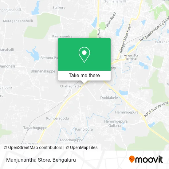 Manjunantha Store map