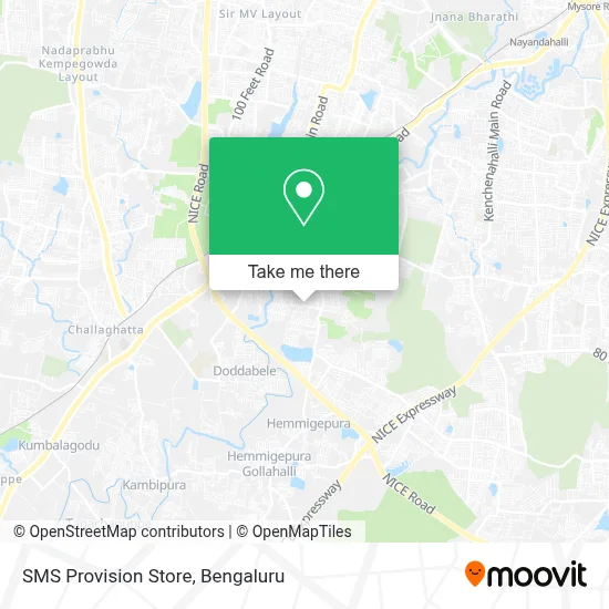 SMS Provision Store map