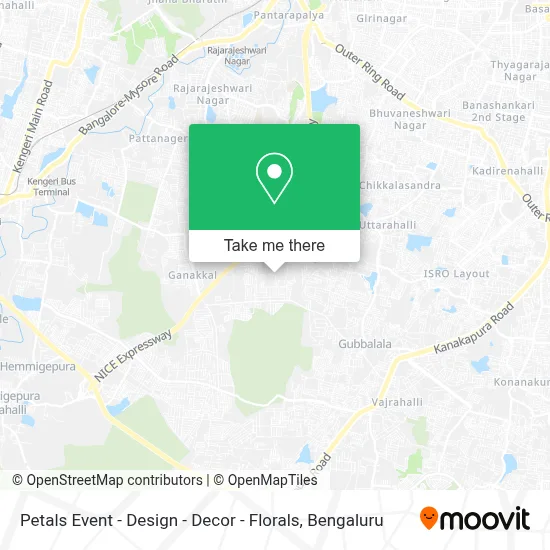 Petals Event - Design - Decor - Florals map