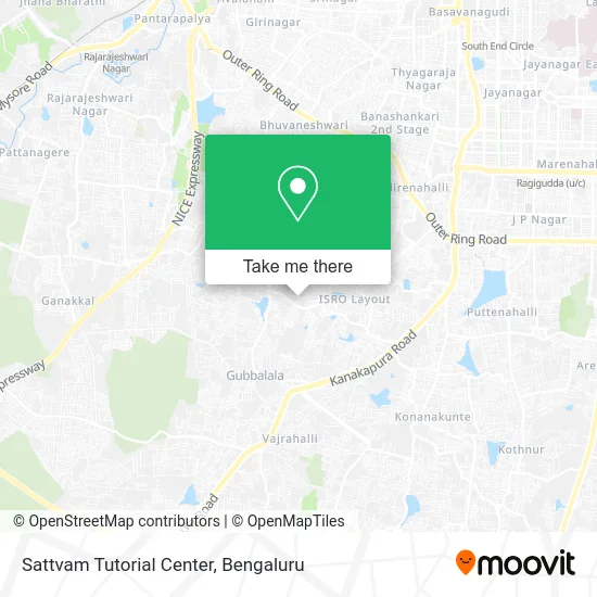 Sattvam Tutorial Center map