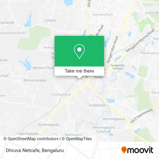 Dhruva Netcafe map