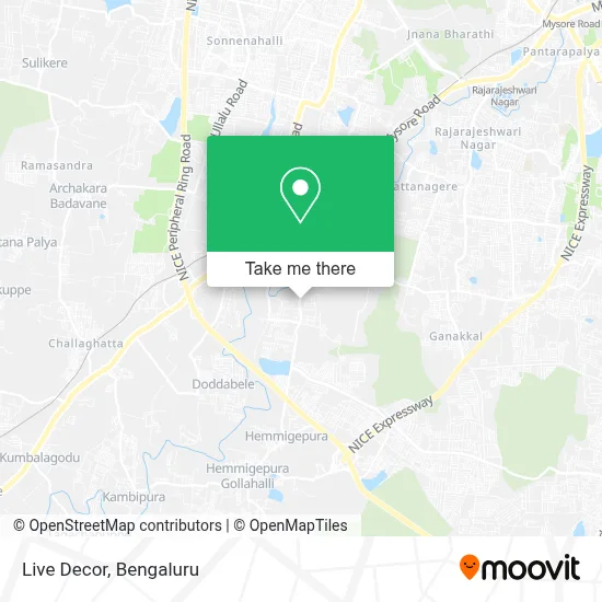 Live Decor map