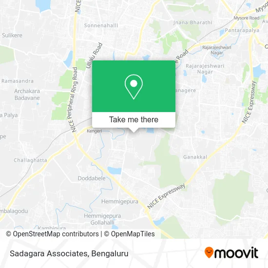 Sadagara Associates map