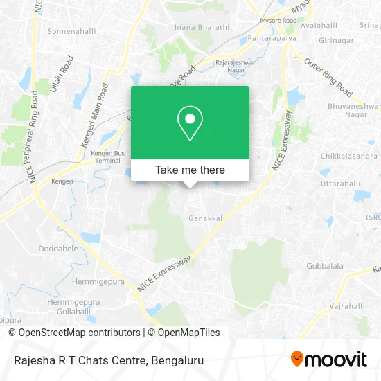 Rajesha R T Chats Centre map