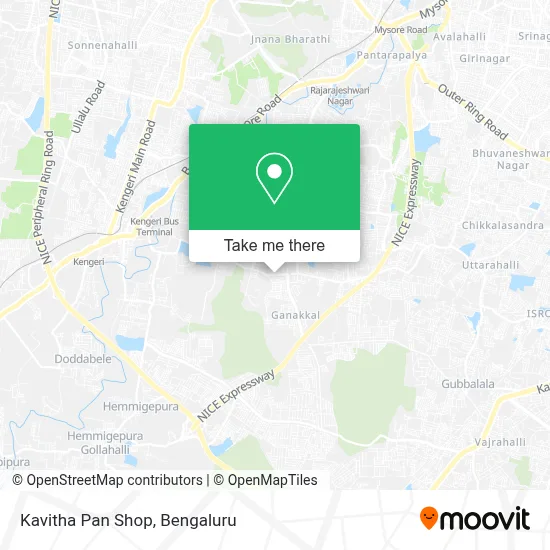 Kavitha Pan Shop map