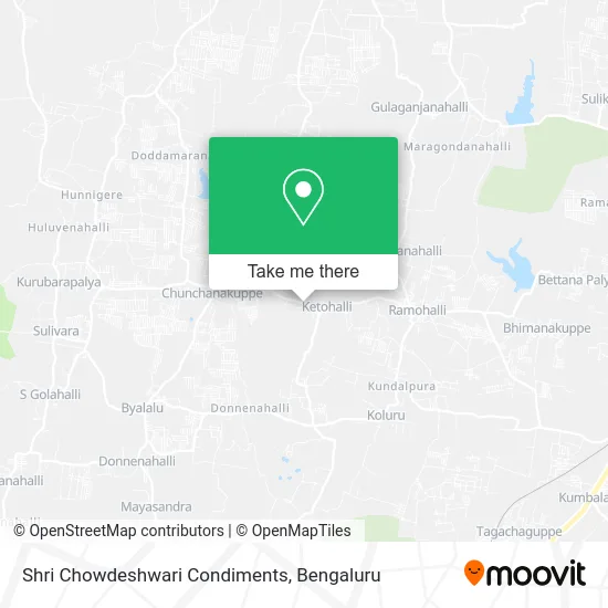 Shri Chowdeshwari Condiments map