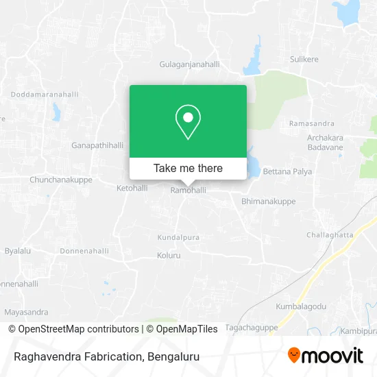 Raghavendra Fabrication map