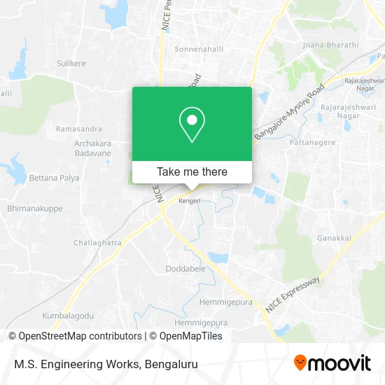 M.S. Engineering Works map