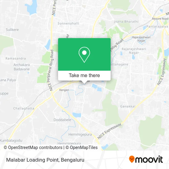 Malabar Loading Point map