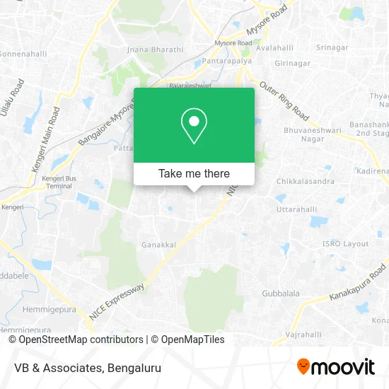 VB & Associates map