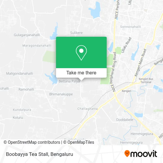 Boobayya Tea Stall map