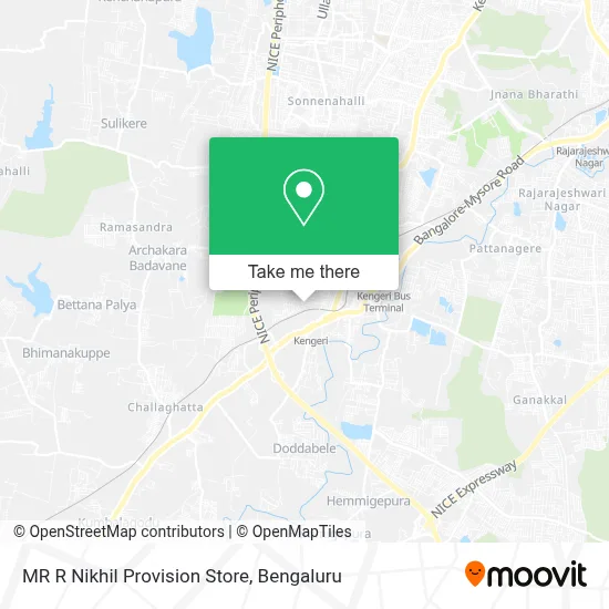 MR R Nikhil Provision Store map