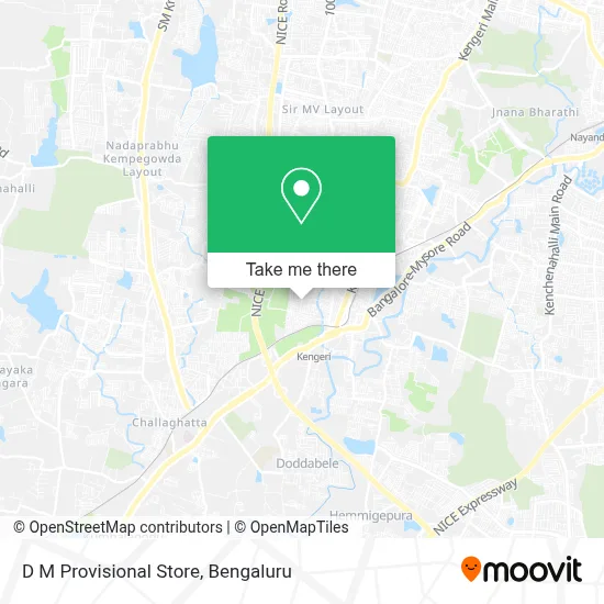 D M Provisional Store map