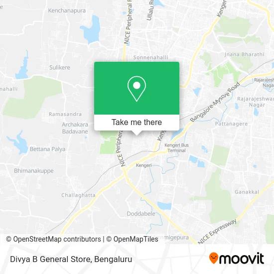 Divya B General Store map