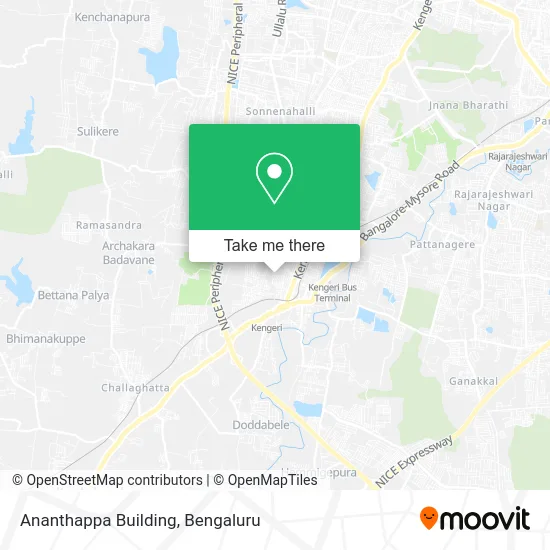 Ananthappa Building map