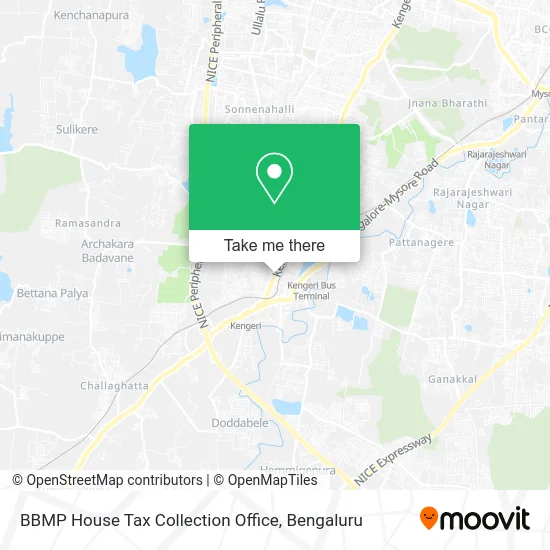 BBMP House Tax Collection Office map