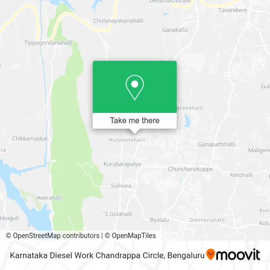 Karnataka Diesel Work Chandrappa Circle map