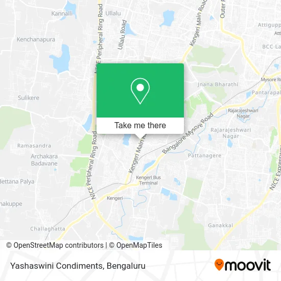Yashaswini Condiments map