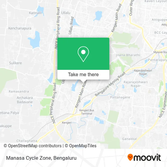 Manasa Cycle Zone map