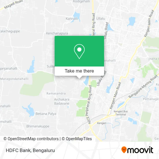 Hdfc Bank map