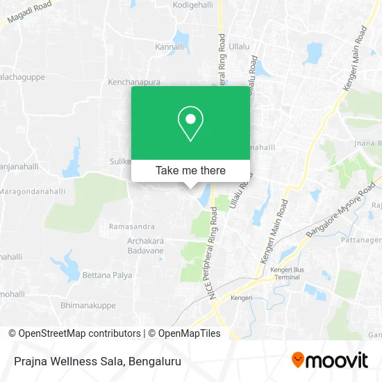Prajna Wellness Sala map
