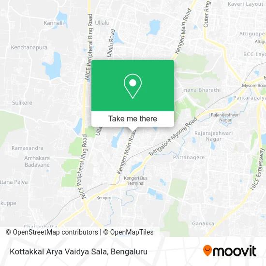 Kottakkal Arya Vaidya Sala map
