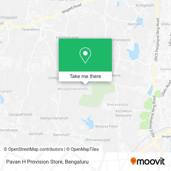 Pavan H Provision Store map
