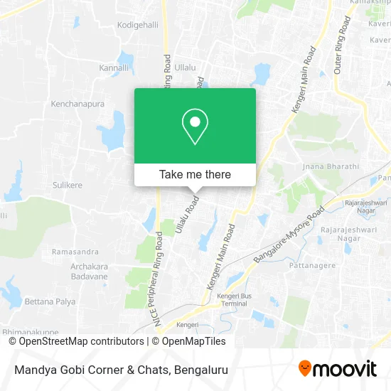 Mandya Gobi Corner & Chats map