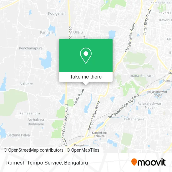 Ramesh Tempo Service map