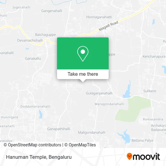 Hanuman Temple map