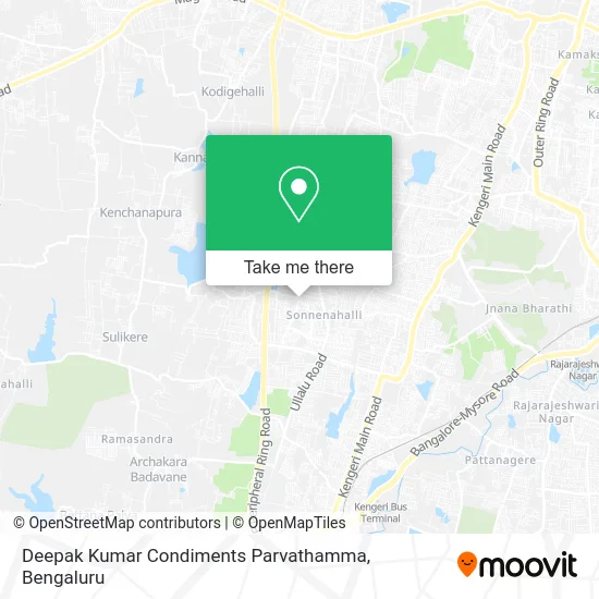 Deepak Kumar Condiments Parvathamma map