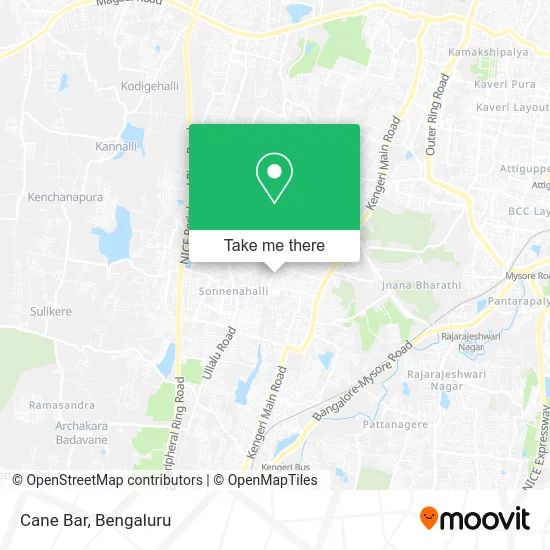 Cane Bar map