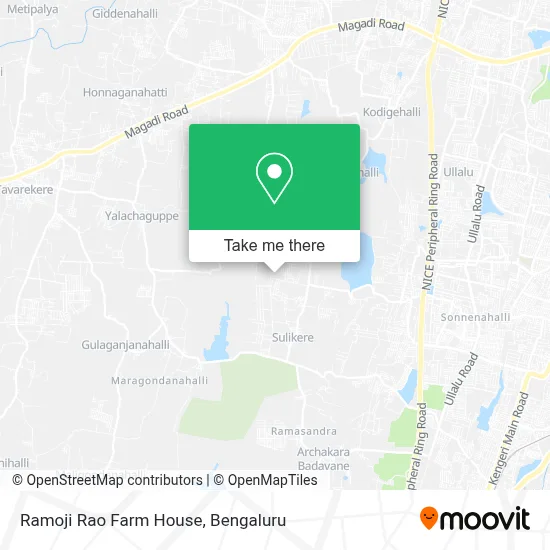Ramoji Rao Farm House map