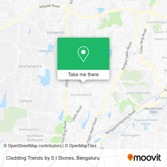 Cladding Trends by S I Stones map