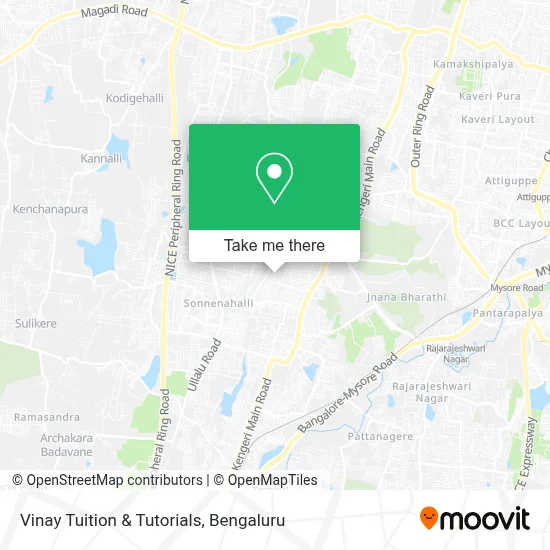 Vinay Tuition & Tutorials map