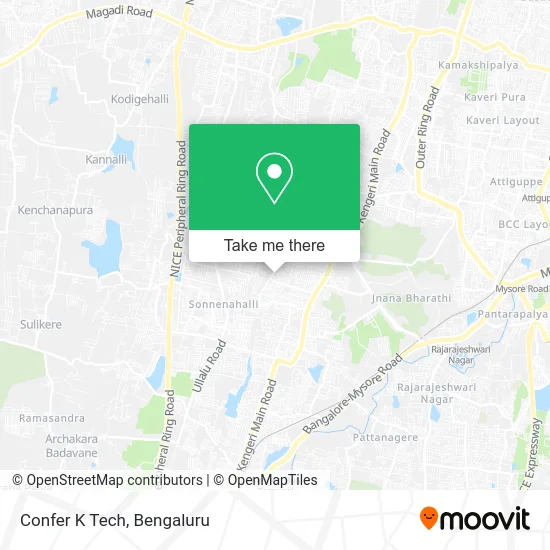 Confer K Tech map