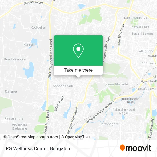 RG Wellness Center map