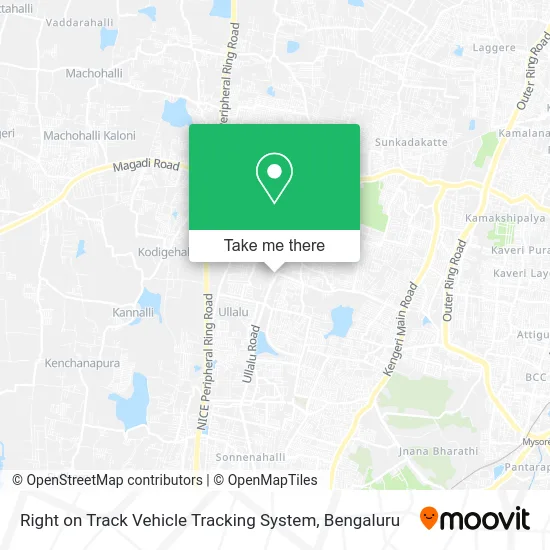 Right on Track Vehicle Tracking System map