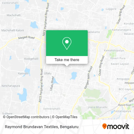 Raymond Brundavan Textiles map