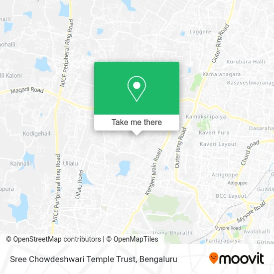 Sree Chowdeshwari Temple Trust map