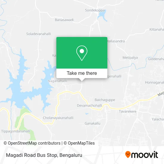 Magadi Road Bus Stop map