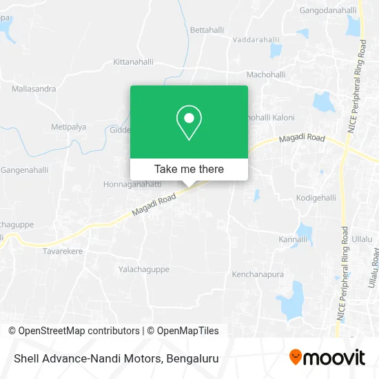 Shell Advance-Nandi Motors map