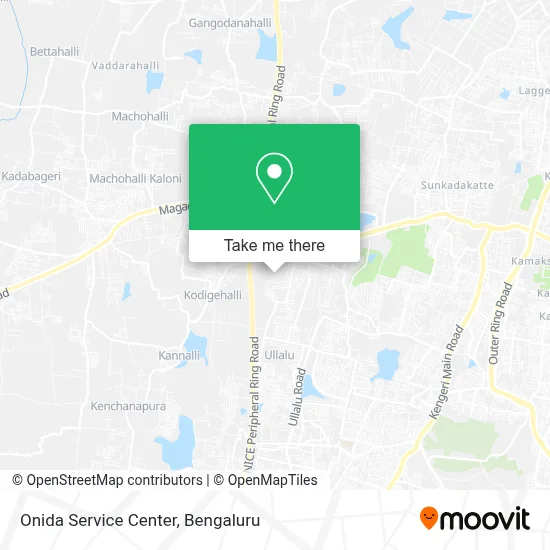 Onida Service Center map