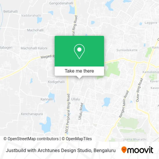 Justbuild with Archtunes Design Studio map