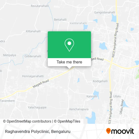 Raghavendra Polyclinic map