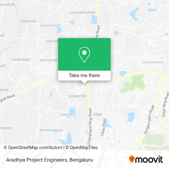 Aradhya Project Engineers map