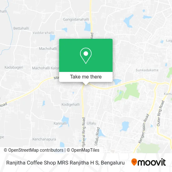 Ranjitha Coffee Shop MRS Ranjitha H S map