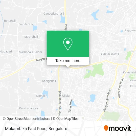 Mokambika Fast Food map