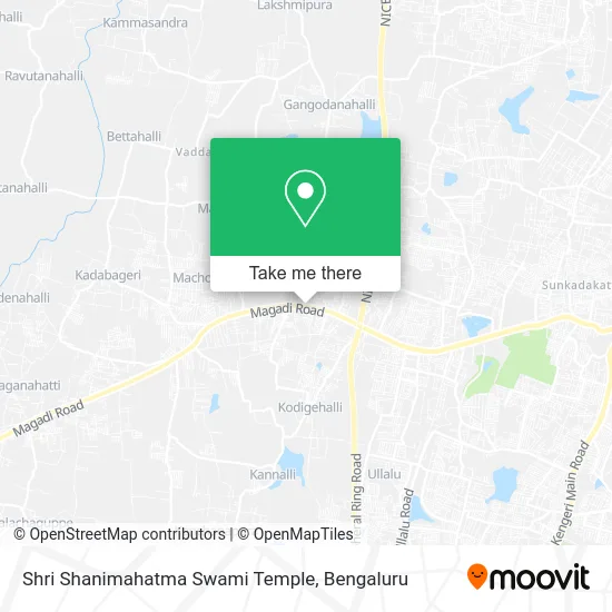 Shri Shanimahatma Swami Temple map