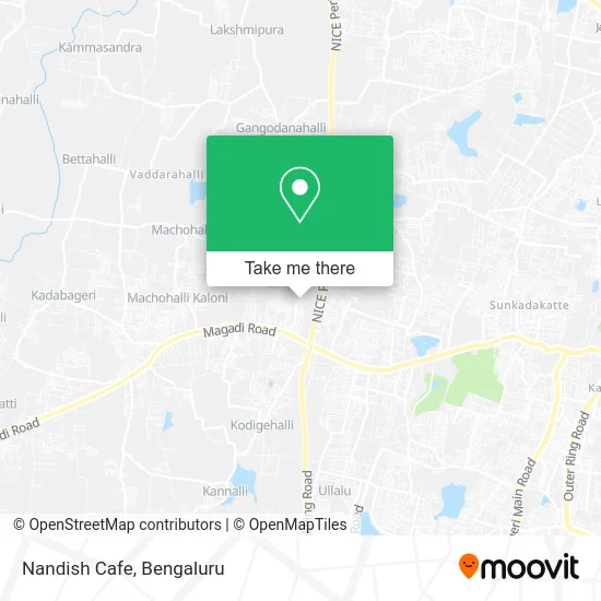 Nandish Cafe map
